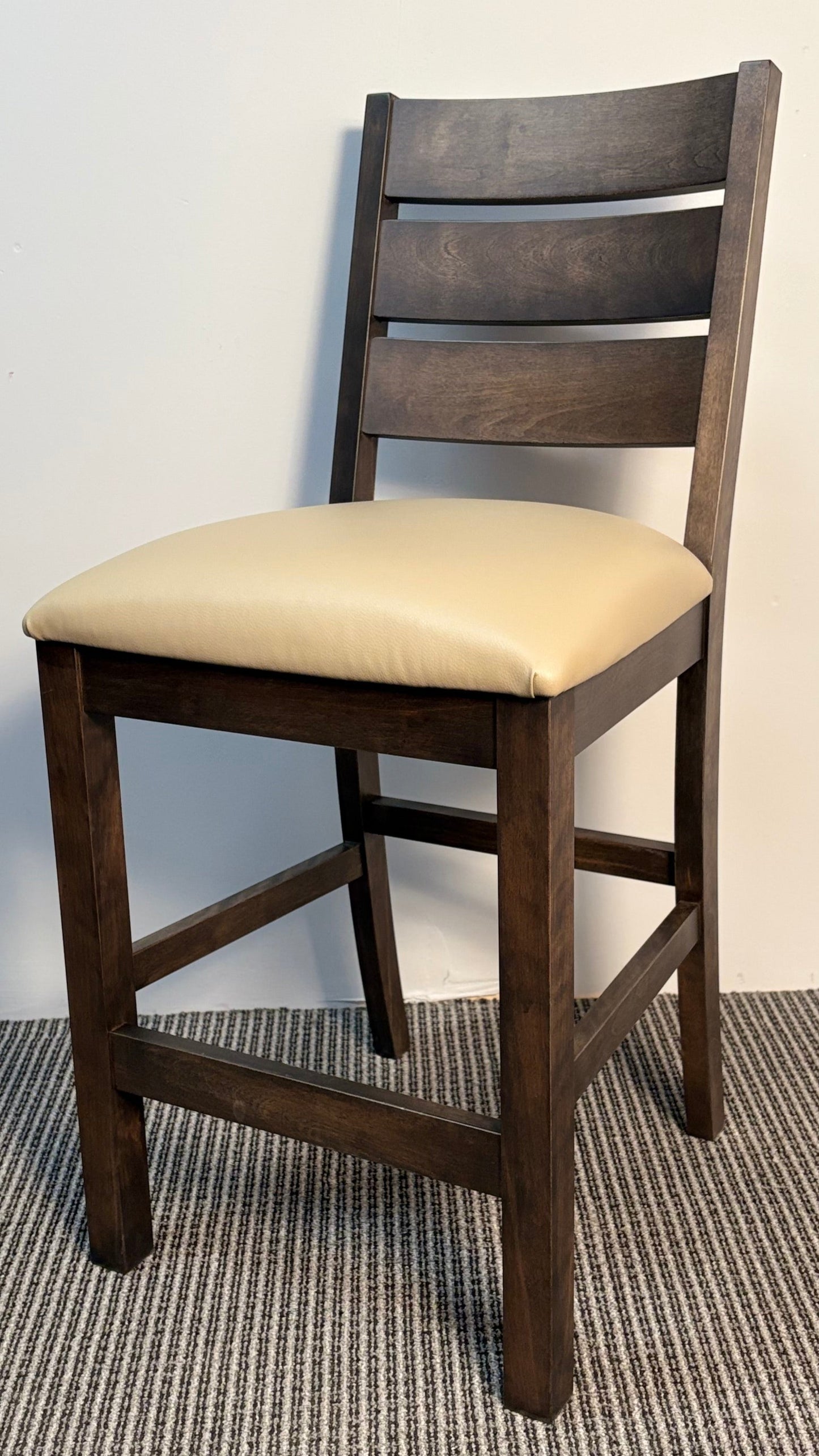 Designer Smooth Back Upholstered Stool
