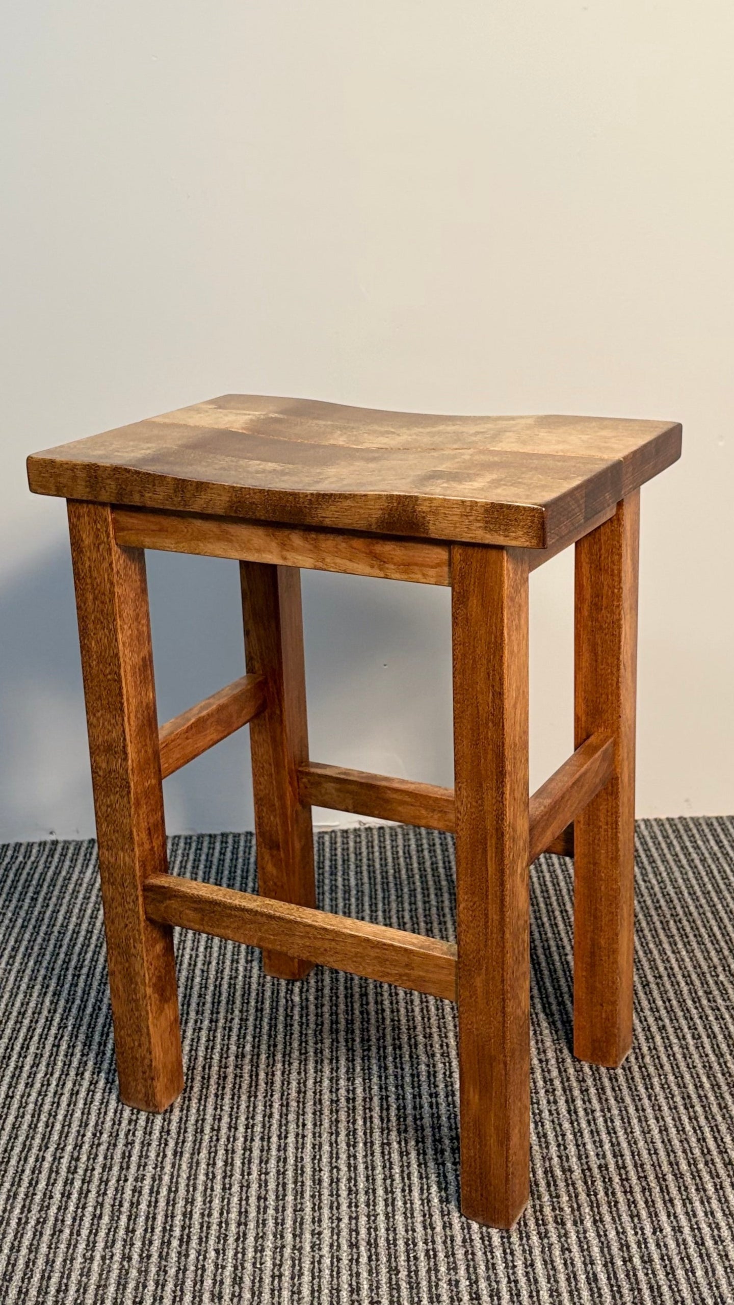 Rustic Saddled Stool