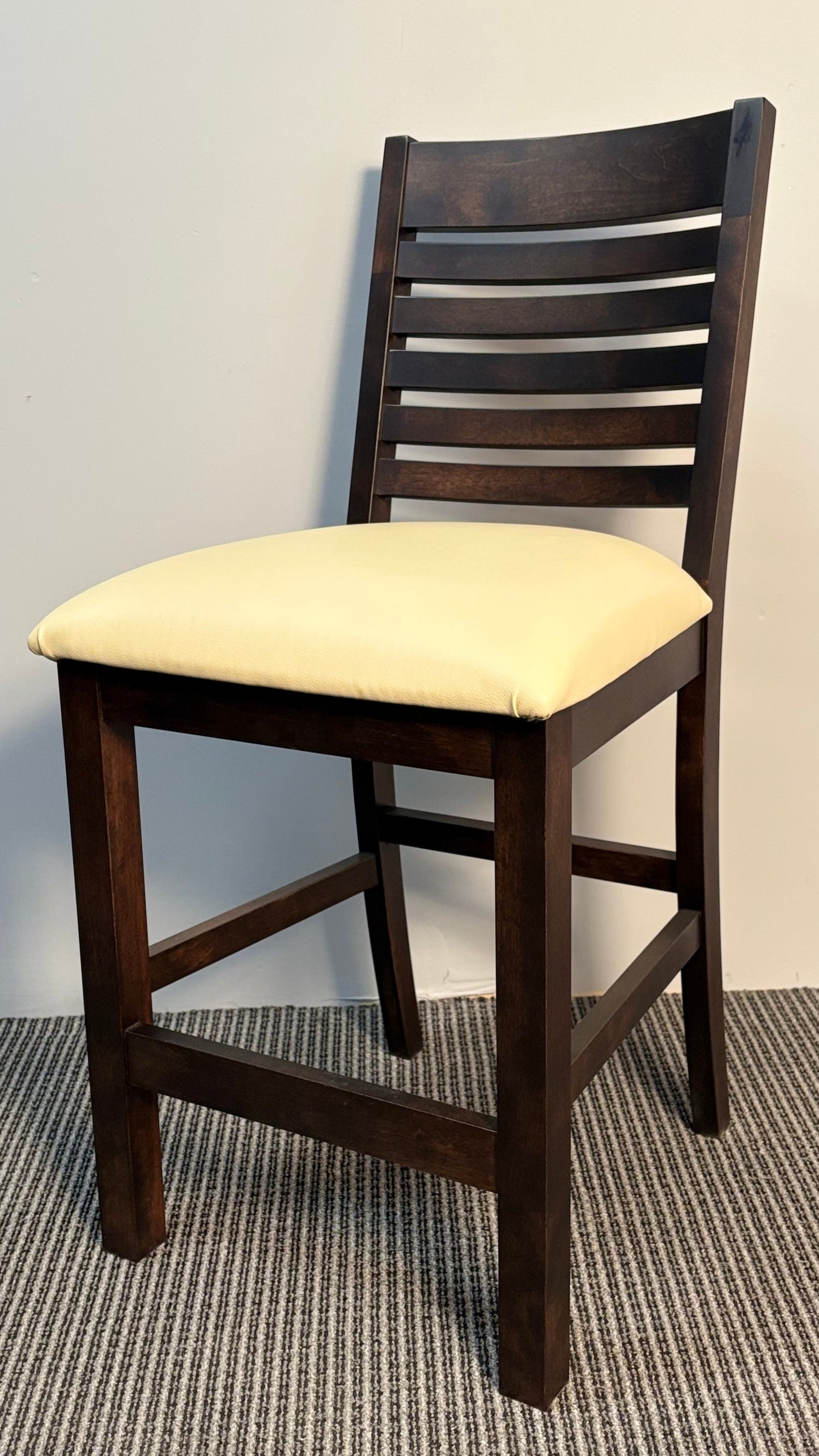 Designer Smooth Back Upholstered Stool