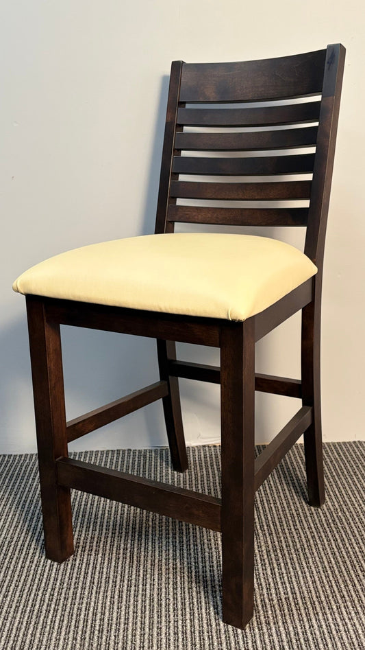 Designer Smooth Back Upholstered Stool