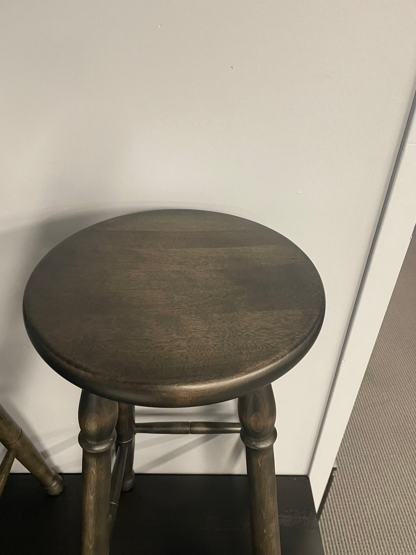 661B Smooth Birch Colonial 30" Stools 4 Available in Ebony Finish C-472