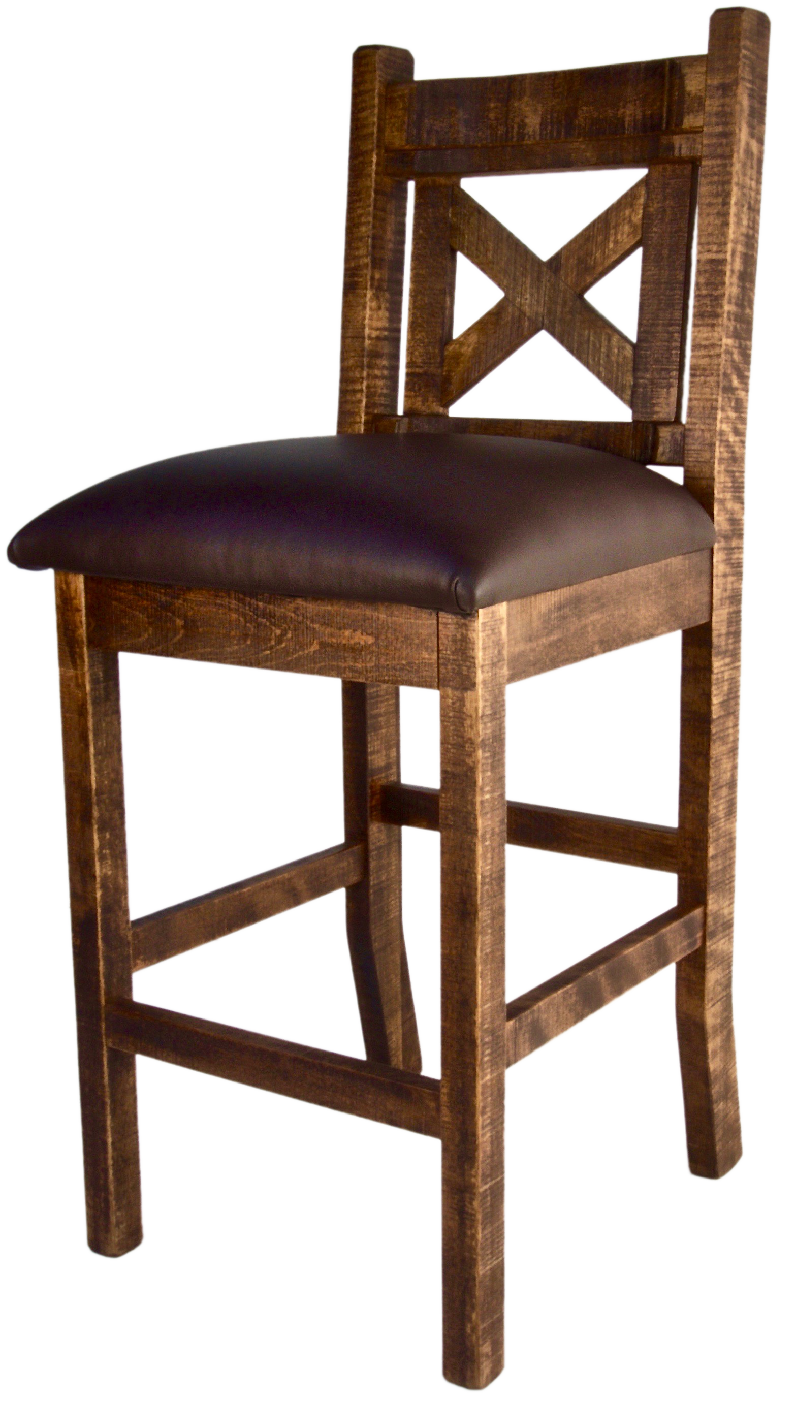 R857 X-Back Stool 30" - Old Hippy Wood Products 2415-80 Ave, Edmonton, AB