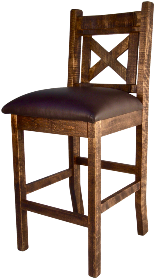 R857 X-Back Stool 30" - Old Hippy Wood Products 2415-80 Ave, Edmonton, AB